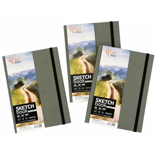 Блокнот Rosa Studio 100г/м2 96л серый - фото 3