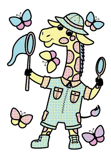 Малюємо водою! Жирафа - фото 3