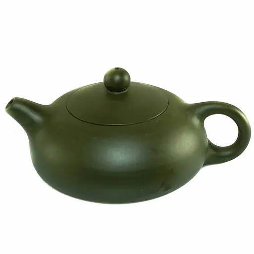 Иссинский чайник Сплющенный Зеленый Си Ши, 200 мл - фото 2
