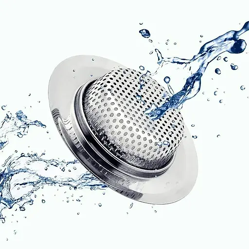 Сітка-фільтр для раковини з нержавіючої сталі фільтр проти засмічення Ø 7 см, Kitchen Master Сірий 87179 - фото 8