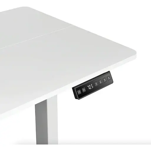 Компьютерный стол с регулируемой высотой Di Volio Biago белый - фото 4