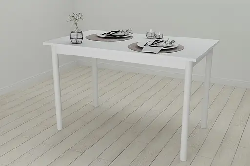 Стіл кухонний Ferrum-decor Беніта 75x120x60 Білий ДСП Білий 16мм (FRD-106266) - фото 2