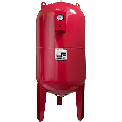 Расширительный бак Optima cal-pro 150 л с манометром (22888) - фото 1