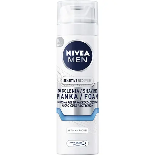 Пена для бритья NIVEA MEN Восстанавливающая для чувствительной кожи 200 мл - фото 1