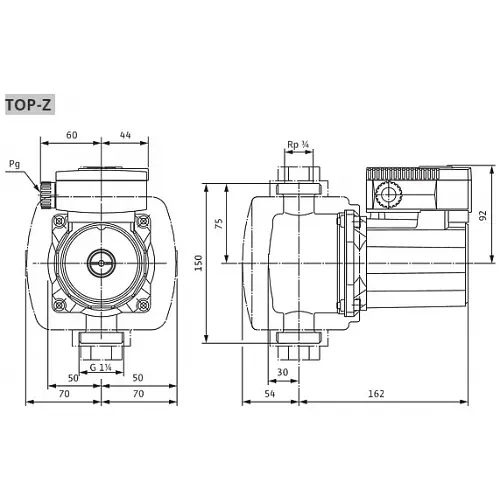 Циркуляційний насос Wilo TOP-Z 20/4 EM (2045519) - фото 3