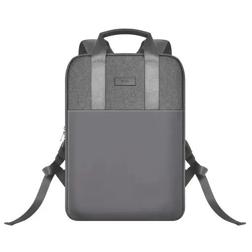 Рюкзак для ноутбука Wiwu Minimalist Backpack 15.6 Grey - фото 2