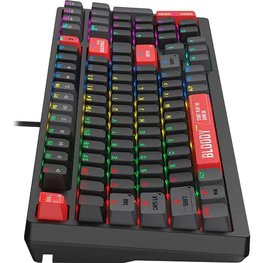 Клавиатура Bloody A4Tech S98 USB RGB Black Red) (S98 Red)) - фото 6