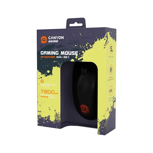 Мишка Canyon Shadder GM-321 USB Black (CND-SGM321) - фото 6