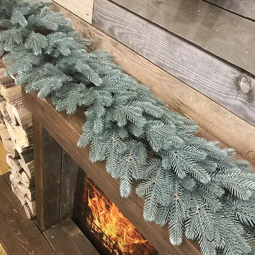 Гірлянда хвойна Hvoya Traditional пишна лита блакитна 1.2 м - фото 2