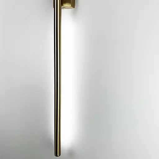 Латунне лінійне бра з прямокутною основою Line F Арт. C21AB - фото 2