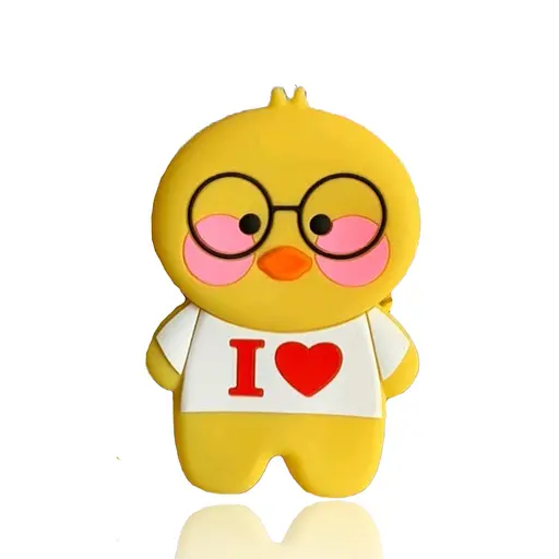 Сумочка силиконовая, C4352 утенок Желтый