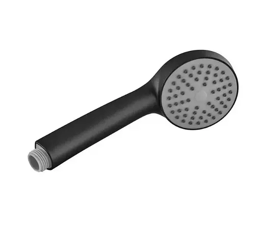 Смеситель для ванны Plamix CEZAR-009 EURO SET Matte black, со шлангом, лейкой и кронштейном (PM0693) - фото 3