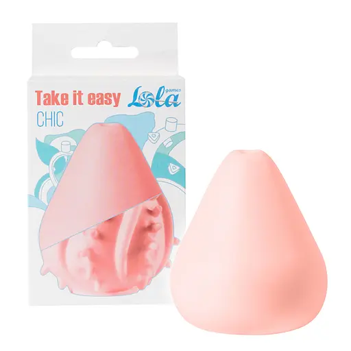 Мастурбатор яйце Lola Games Take it Easy Chic (рожевий) - фото 6