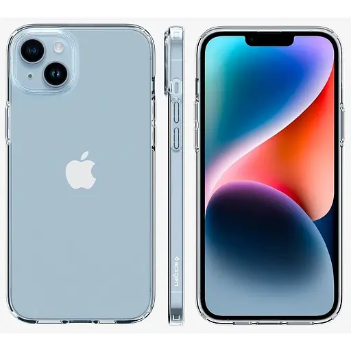 Оригинальный силиконовый чехол Spigen Liquid Crystal Flex для iPhone 13 / iPhone 14 (ACS04678) - фото 10