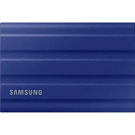 SSD диск внешний Samsung T7 Shield 2 ТВ (MU-PE2T0R/EU) синий - фото 1