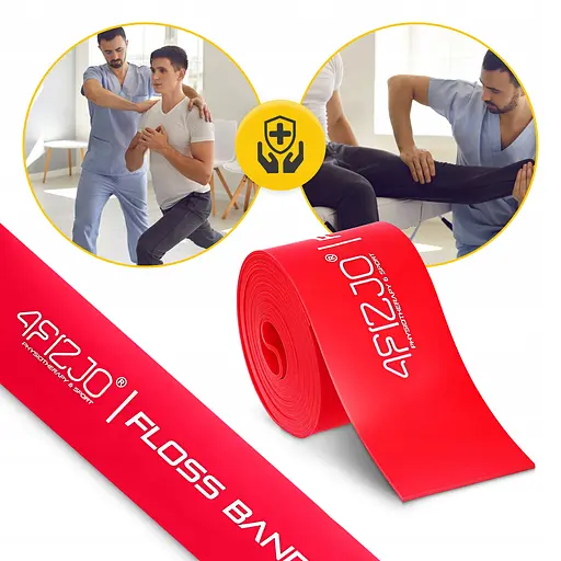 Стрічка компресійна для флосингу 4Fizjo Floss Band 207 x 5 x 0.15 см Red (P-5905973405249) - фото 5
