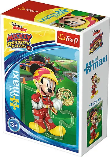 Набір Пазли - (Міні-Максі) - "Міккі Маус на родстер гонках" / Дісней Міккі Маус - фото 1