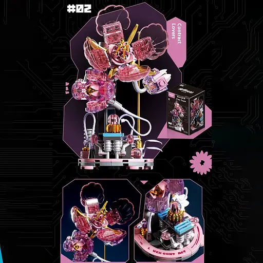 Конструктор Квіти, W9200, (В асортименті) - фото 2