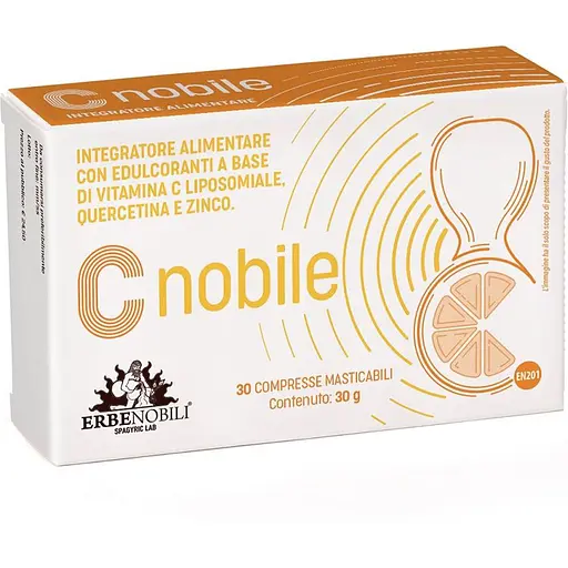 Набір: вітамін С Erbenobili C nobile для підвищення енергії та імунітету 30 таблеток + комплекс протизастудний, імуностимулюючий Erbenobili BabyGola для дітей 15 мл - фото 2