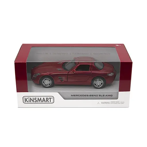 Металлическая инерционная легковая модель Mercedes-Benz SLS AMG 5", открывающиеся двери (В ассортименте) - фото 2