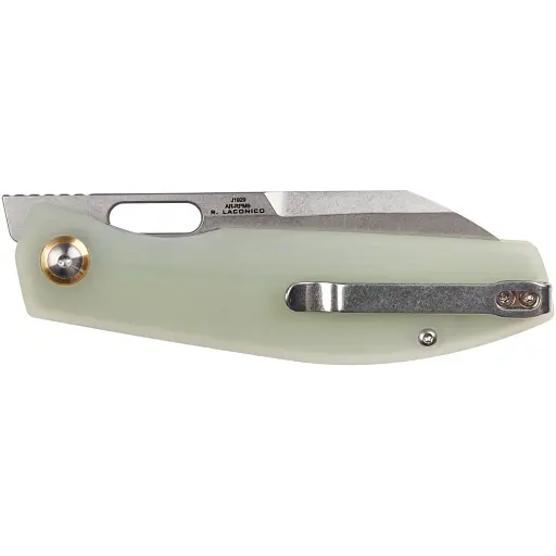 Ніж CJRB Ekko Natural green - фото 4