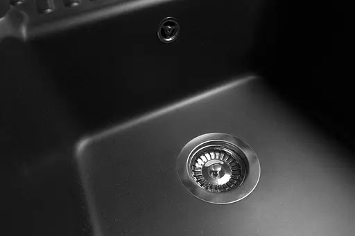 Кухонная мойка гранитная Miraggio Orlean black 861x496x210 00208907, Черный - фото 4