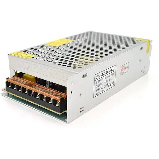 Імпульсний блок живлення 48В 5А (240Вт) перфорований (204*116*55) 0.7 кг (200*110*50) Q36