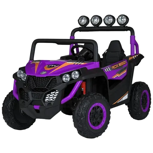 Електромобіль дитячий Bambi Джип Racer M 6058EBLR-9 24V з чотирма двигунами по 90 Вт фіолетовий