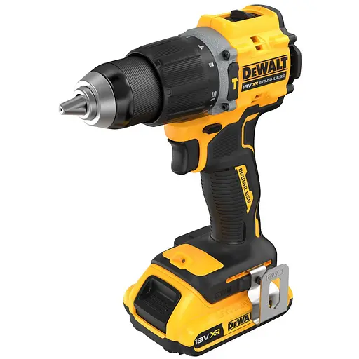 Дриль-шурупокрут DeWalt безщітковий ударний XR Li-Ion 18 В 2 Аг (DCD799D2T)
