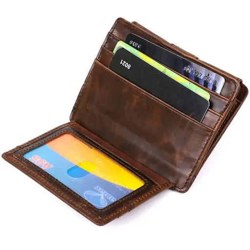 Кожаный мужской кошелек Bexhill 12х8.5х1 см acs0032086 - фото 4