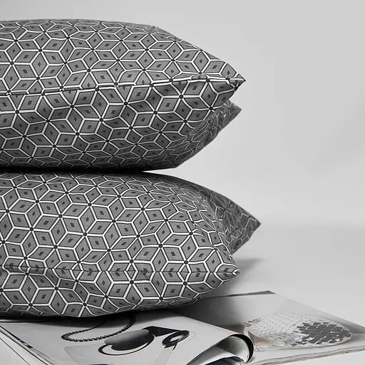 Набор наволочек Moon&Star Бязь Gold Люкс Grey Labyrinth 50х50 см 2 шт - фото 5