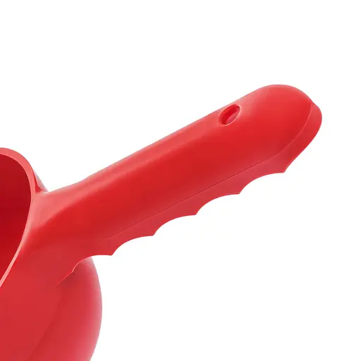 Совок большой пластиковый для сахара, специй и сыпучих продуктов с отверстием для подвешивания 28х11.6х6.5 см, Kitchette Красный 86936 - фото 5