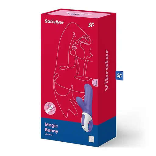 Вибратор кролик Satisfyer Vibes Magic Bunny 17.7 см фиолетовый - фото 2