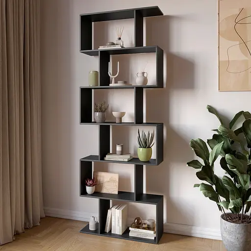 Стеллаж-змейка М-ЗОН Джеко 700 Антрацит (MZN-031012)