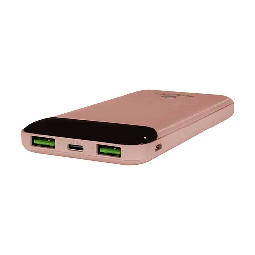 Повербанк 10000mAh Power Bank Kraft KPB-2010FC Pink 22.5W QC3.0 (43-00093) - фото 2
