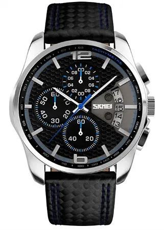 Чоловічий годинник Skmei 9106 Spider blue