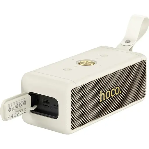 Портативна акустика Hoco HT1 Pro Paint White [154320] - фото 2