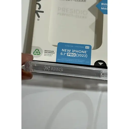 Чохол прозорий протиударний Speck Presidio Clear Case MagSafe для Apple Iphone 15 Pro (6.1") 150559-3240 - фото 11