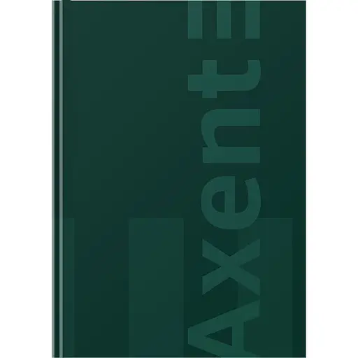 Книга записная Axent One color А4- 96 листов клетка зеленая (8426-1-A)
