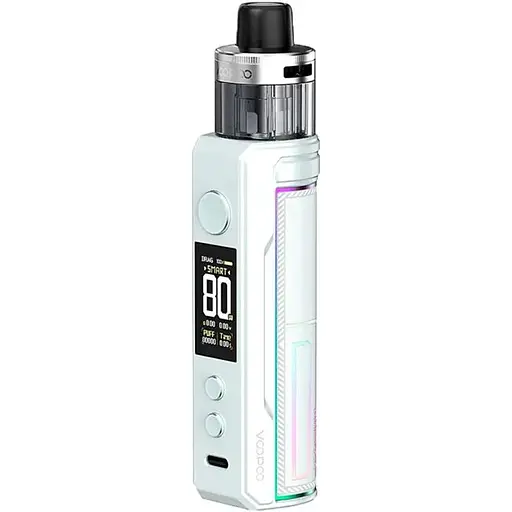 Электронная сигарета под-система VooPoo Drag X2 80W Pod with PnP X DTL Cartridge 5ml Kit Colorful Silver (15856)