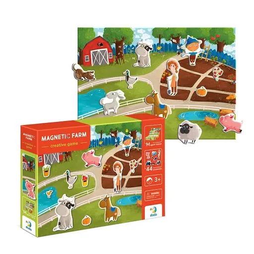 Розвиваюча магнітна гра "Ферма" DoDo 200206 - фото 2