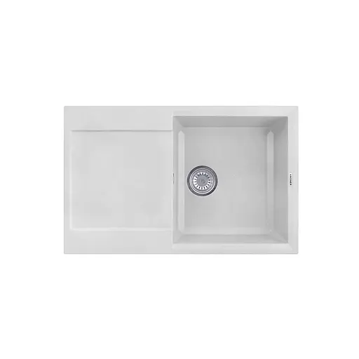 Кухонна мийка гранітна Kroner KRP Komposit GRA-7850 CV031062, Сірий - фото 1