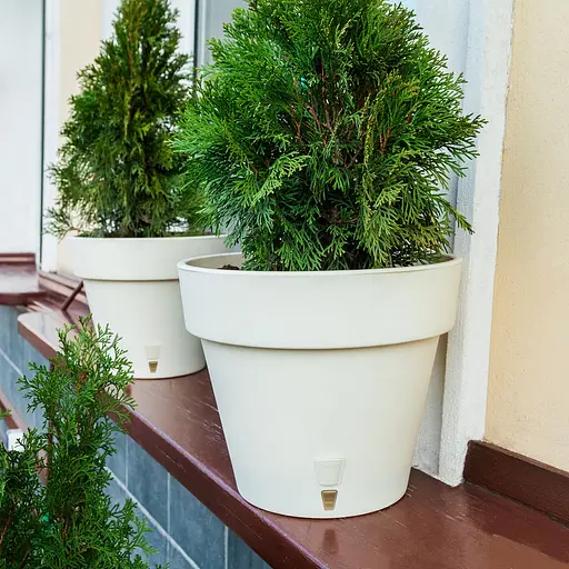 Вазон Santino Latina с картриджем 14.5 л кремовый (2023063) - фото 6