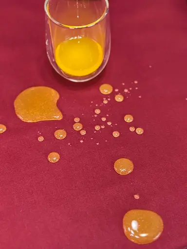 Водовідштовхувальна скатертина новорічна Бордовий однотон 160х120 см - фото 4