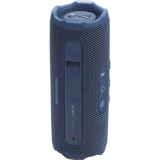 Колонка портативна 2.0 JBL Flip 7, Blue, 30 Bт, Bluetooth, живлення від акумулятора, 4800 mAh, IPX7 водонепроникна (JBLFLIP7BLU) - фото 3