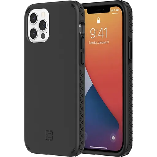 Оригинальный противоударный чехол Incipio Grip для iPhone 12 Pro (6.1") Black (IPH-1945-DNM)