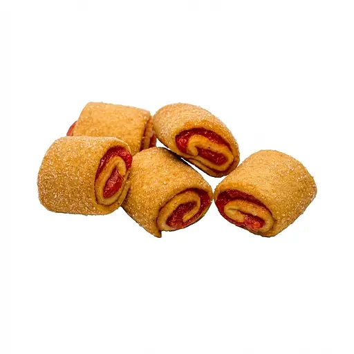 Печенье сдобное Добробут Клубничный ролл 0.6 кг - фото 2