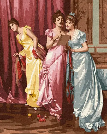 Набор для росписи по номерам Увлекательный лист, 40x50 см, КНО7305