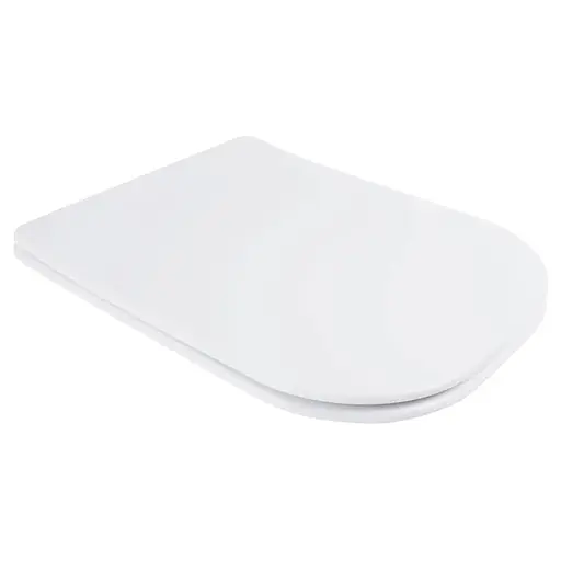 Сиденье для унитаза Mixxus Seat Cover Wave-2001 с микролифтом 430x338х35 мм MI6693, Белый - фото 1