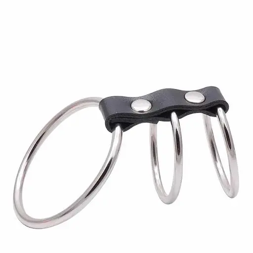 Сталевий фіксатор на пеніс "Володар Кілець" Сріблястий K000601 - фото 4